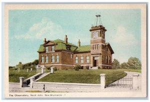 Saint John New Brunswick Canada Postcard The Observatory c1950's Unposted