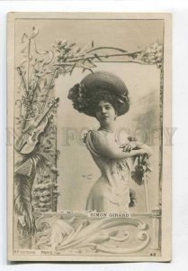 3057613 GIRARD Dancer ART NOUVEAU old REUTLINGER