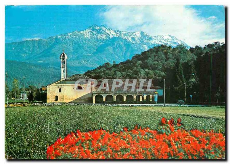 Postcard Modern Boves Piemonte Turistico del Santuario Madonna Boschi alt 600