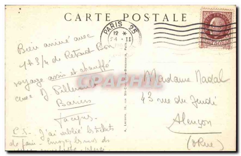 Postcard Old Paris Invalides