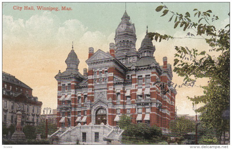 WINNIPEG , Manitoba , Canada , PU-1911 ; City Hall