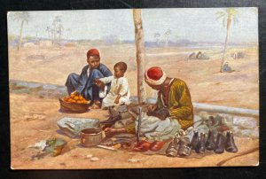 Mint Egypt Color Picture Postcard indigenous cobbler