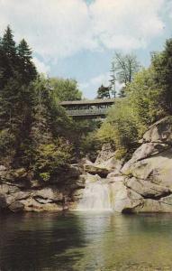 Franconia Notch, White Mountains, New Hampshire - Sentinel Pine Covered Bridge