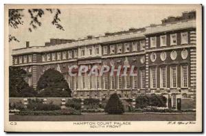 Great Britain Great Britain Old Postcard Hampton Court Palace South forehead