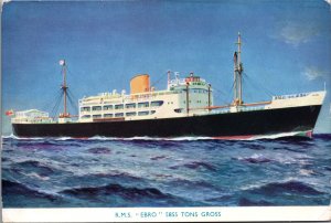 RMS Andes Royal Mail Lines Ship Vintage Postcard BS21