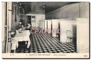 Postcard Old Army Hospital Bretonneau Boxes d & # 39isolement