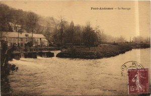 CPA PONT-AUDEMER Le Barrage (1161157)