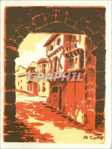 Postcard Modern Lower City Parthenay Deux Sevres