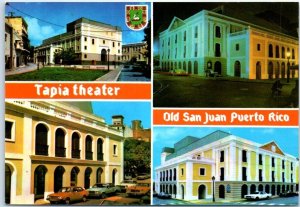 Postcard - Tapia Theater - Old San Juan, Puerto Rico