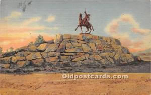 Buffalo Bill, Col W F Cody Monument Cody, Wyoming, WY, USA Indian Unused ligh...