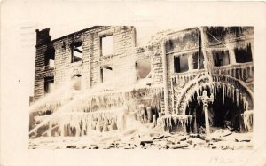 J34/ Pueblo Colorado RPPC Postcard c1922 Opera House Fire Disaster 249