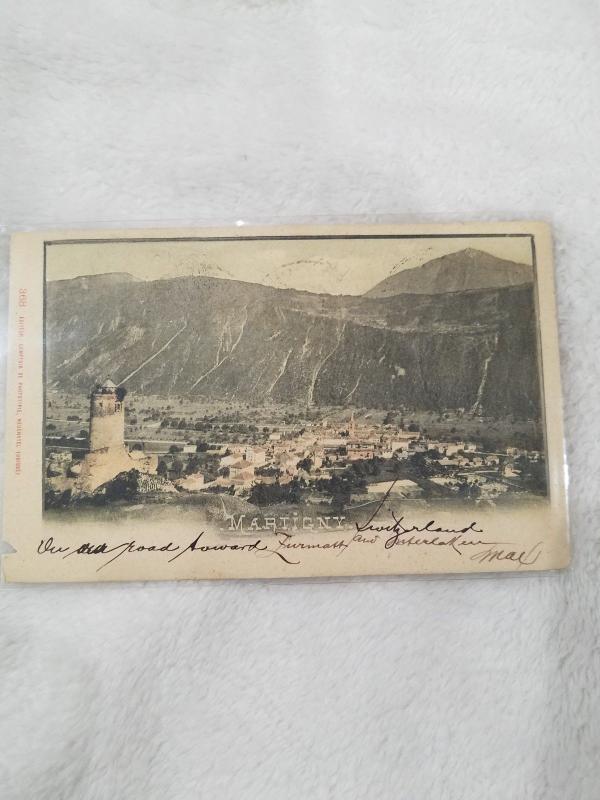 Antique Postcard entitled Martigny  