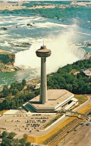 Canada Skylon Tower Horseshoe Falls Niagara Falls Vintage Postcard 07.57