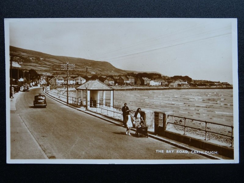 Northern Ireland Antrim CARNLOUGH The Bay Road - Old RP Postcard