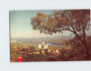 Postcard View of the beautiful Ottawa River at Storyland Renfrew Canada