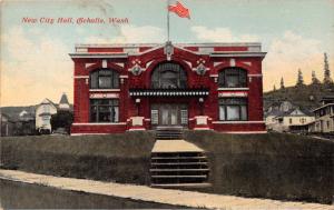 CHEHALIS WASHINGTON NEW CITY HALL~SPROUSE & SON PUBLISHED POSTCARD 1910s