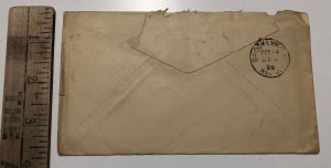 Vtg Lot 1896 MEYER'S HOTEL J.H. TIMKEN Hoboken New Jersey Letterhead & Envelope