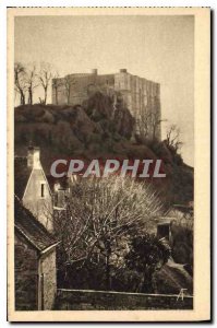 Old Postcard The Country Cliff Normand Le chateau