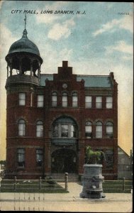 Long Branch New Jersey NJ City Hall c1910 Postcard