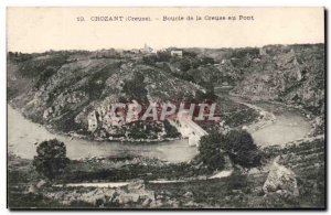 Creuse Crozant Old Postcard Loop the hollow bridge