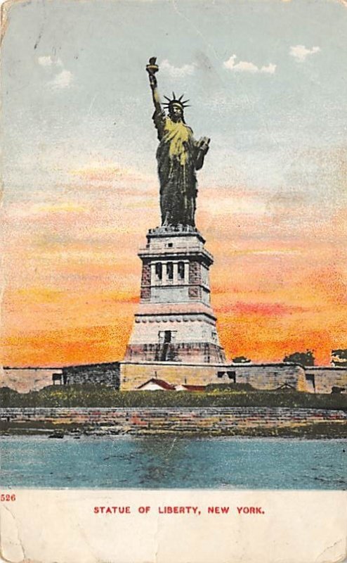 Statue of Liberty New York City, USA 1907 
