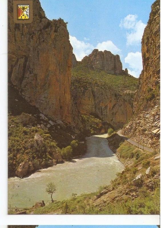 Postal (PostCard) 045146 : Pirineu Catala (Lleida). El Pallars. Congost de...