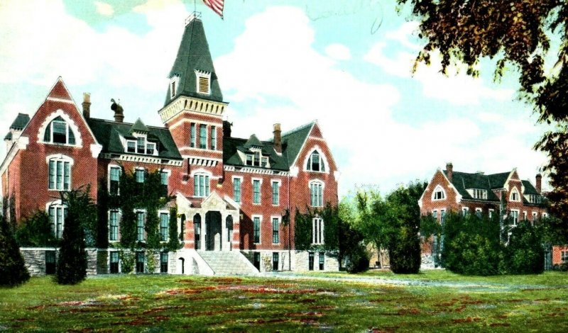 C 1910 Boy industrial Home, Topeka, Kan. Postcard F78 