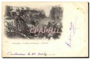 Old Postcard Constantine Ravine of Rhummel