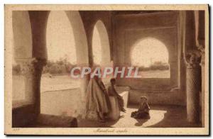 Old Postcard Marabout Arabic
