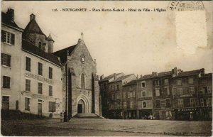 CPA Bourganeuf Place Martin-Nadaud FRANCE (1050186)