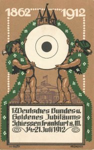 Germany Deutsches Bundesu Goldenes Jubilaums 1912 Postcard