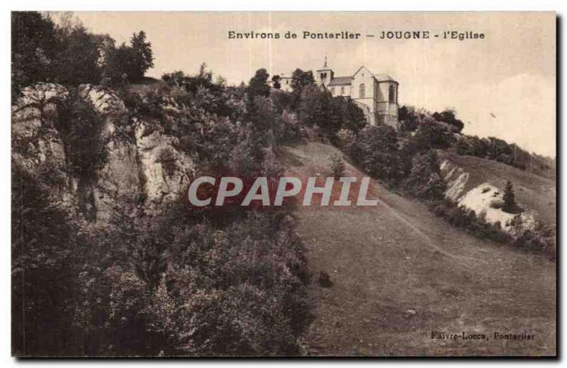 Pontarlier - Jougne - The Church - Old Postcard