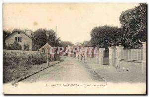 Limeil Brevannes Old Postcard Main street in Limeil