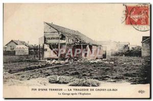 Old Postcard Justice Ending terror & # 39A The tragedy of Choisy le Roi The g...