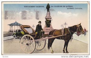 The Quebec Caleche, La Caleche De Quebec, Quebec,Canada,PU-1930