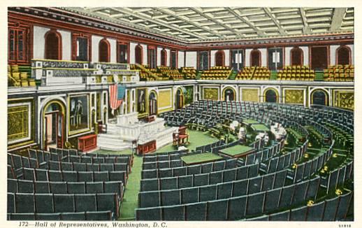 DC - Washington, Hall of Representatives, Interior