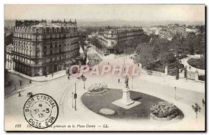 Old Postcard Dijon Vue Generale De La Place Darcy