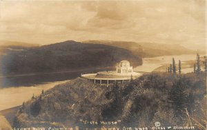 Columbia River Highway Oregon 1920s RPPC Real Photo Postcard Vista House