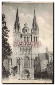 Old Postcard Angers Cathedrale Saint Maurice