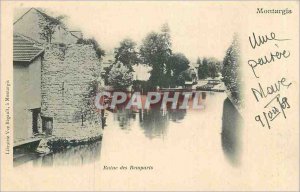 Postcard Montargis Old Ruin Remparts (map 1900)