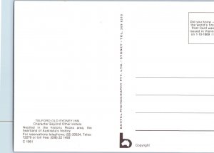 Telford Old Sydney Inn Australia Postcard