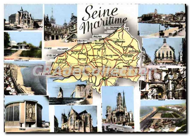 Modern Postcard Rouen Seine Maritime Sub Prefectures