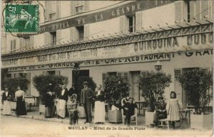 CPA MEULAN Hotel de la Grande Pinte (809888)