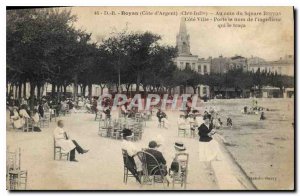Old Postcard Royan Cote d'Argent Chie INFRE the corner of the Square Botton c...