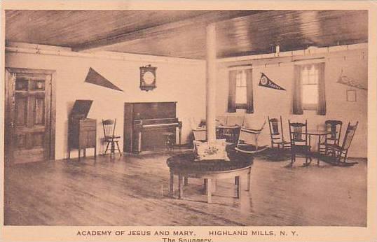 New York Highland Mills Academy Of Jesus And Mary The Snuggery Albertype