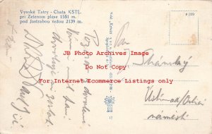 Slovakia, Vysoke Tatry, RPPC, Mountain, Photo