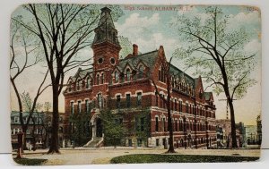 Albany New York High School 1909 Postcard B18