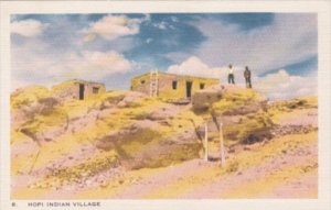 Arizona Hopi Indian Village Atop The Hopi Mesa