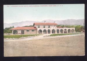 SANTA BARBARA CALIFORNIA SOUTHERN PACIFIC RAILROAD DEPOT STATION POSTCARD