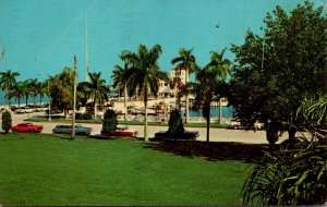 Florida Bradenton Municipal Pier and Yacht Basin On Manatee River 1964